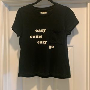 Madewell black t-shirt
